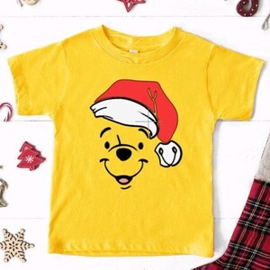 Winnie the Pooh Santa Shirt/Disney Christmas Shirt/Santa Pooh/Winnie the Pooh Shirt/Hundred Acre Wood/ Pooh/ Disney Trip/Pooh Santa