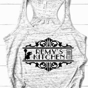 Remy&#39;s Kitchen Women and Youth Tank Top/Ratatouille Tank/Epcot Food and wine/Disney Trip/Disney 2021/Gusteau and Remy/Matching Disney Shirts