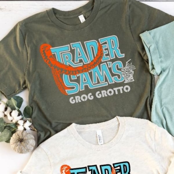 Trader Sams Grotto Grog Bar Unisex Shirt/Disney Day Drinking Shirt/Polynesian Bar Shirt/Monorail Bar Tour/Resort Hopping Bar/Tiki Bar Shirt