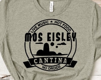 Mos Eisley Cantina  Unisex t-Shirt/Drinking Tatooine Shirt/Galaxy's Edge Shirt/Disney Trip Shirt/Star Wars Shirt/Mos Eisley spaceport