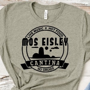 Camiseta unisex Mos Eisley Cantina / Camisa Tatooine para beber / Camisa Galaxy&#39;s Edge / Camisa Disney Trip / Camisa Star Wars / Puerto espacial Mos Eisley