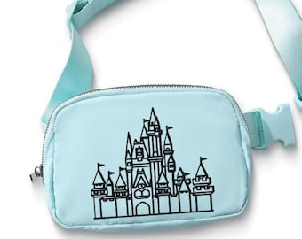 Cinderella Schloss Gürteltasche/Prinzessin Schloss Gürteltasche/World Schloss Crossbody/Fanny Pack/Castle Gürteltasche