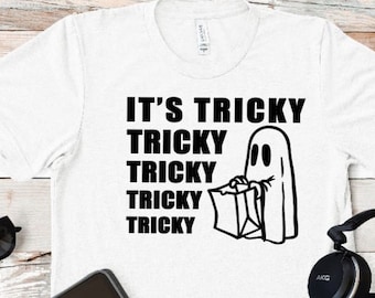 it's tricky halloween shirt
