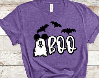 Boo Mickey Glow in the Dark Halloween Shirt / Disney Halloween Shirt / Mickey Halloween Shirt / Mickey’s Not So Scary / Mickey Ghost / Disney Trip