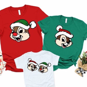 Chip and Dale Christmas Shirt/Matching Disney Shirt/Disney Christmas Shirt/Chip and Dale Christmas Shirt/Disneyland Xmas Shirt/Chip and Dale