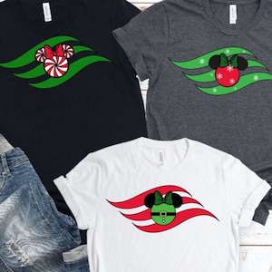 Camisa de adorno Minnie de crucero de Navidad / Camisa de crucero de Disney a juego / Crucero de muy feliz tiempo / Camisa de Navidad DCL / Camisa de Navidad de Disney