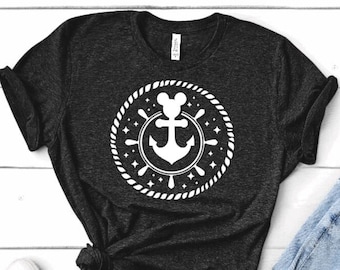 Disney Cruise Mickey Anchor Unisex T-Shirt/Disney Cruise Shirt/Family Matching Disney Cruise Shirt/Disney Cruise Vacation Shirt/Disney Trip