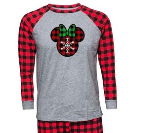 Mickey mouse plaid pajamas 2025