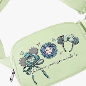 Heuptasje met Haunted Mansion-thema / Tas met liftende geest en Madam Leota / Disney Park heuptasje / Tas met Haunted Mansion-thema / Disney-outfit