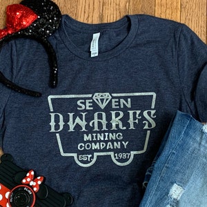 Glitter Seven Dwarf Mining Company Shirt, Seven Dwarf Shirt, Seven Dwarf Mine Ride, Magic Kingdom ride Shirt, Disney Trip Shirt