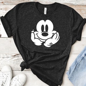 Cute Mickey Face Unisex T-Shirt/Mickey Shirt/Disney Trip Shirt/Matching Disney shirt/Disneyland Shirt/Disney Family Shirt/Mickey face