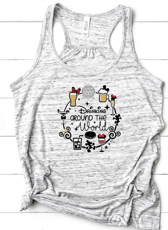Drinking Around the World Tank epcot Drinking Shirt epcot Food and