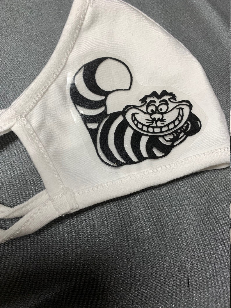 Alice in Wonderland Cheshire Cat Face Mask Cheshire Cat Mask Etsy