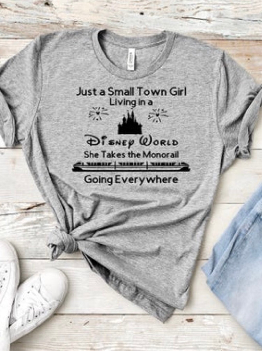 Just a Small Town Girl Living in a Disney World Shirt, Disney