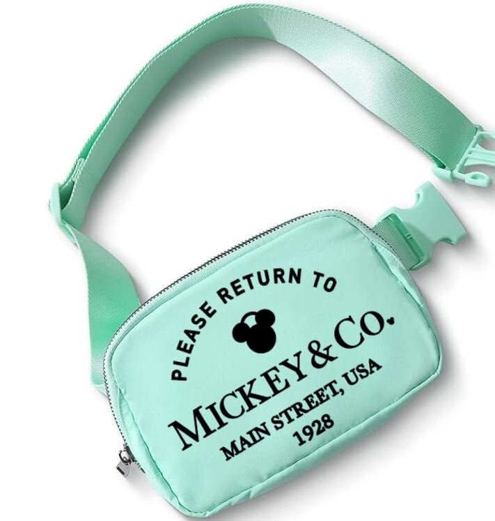 Please Return to Mickey and Co Belt Bag/disney Belt Bag  display picture 3