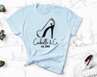 Cinderella and Co.,  Unisex T-Shirt/ Cinderella Slipper/Cinderella Princess Shirt/Disney trip shirt/Disney Princess Shirt/Disney trip Tee