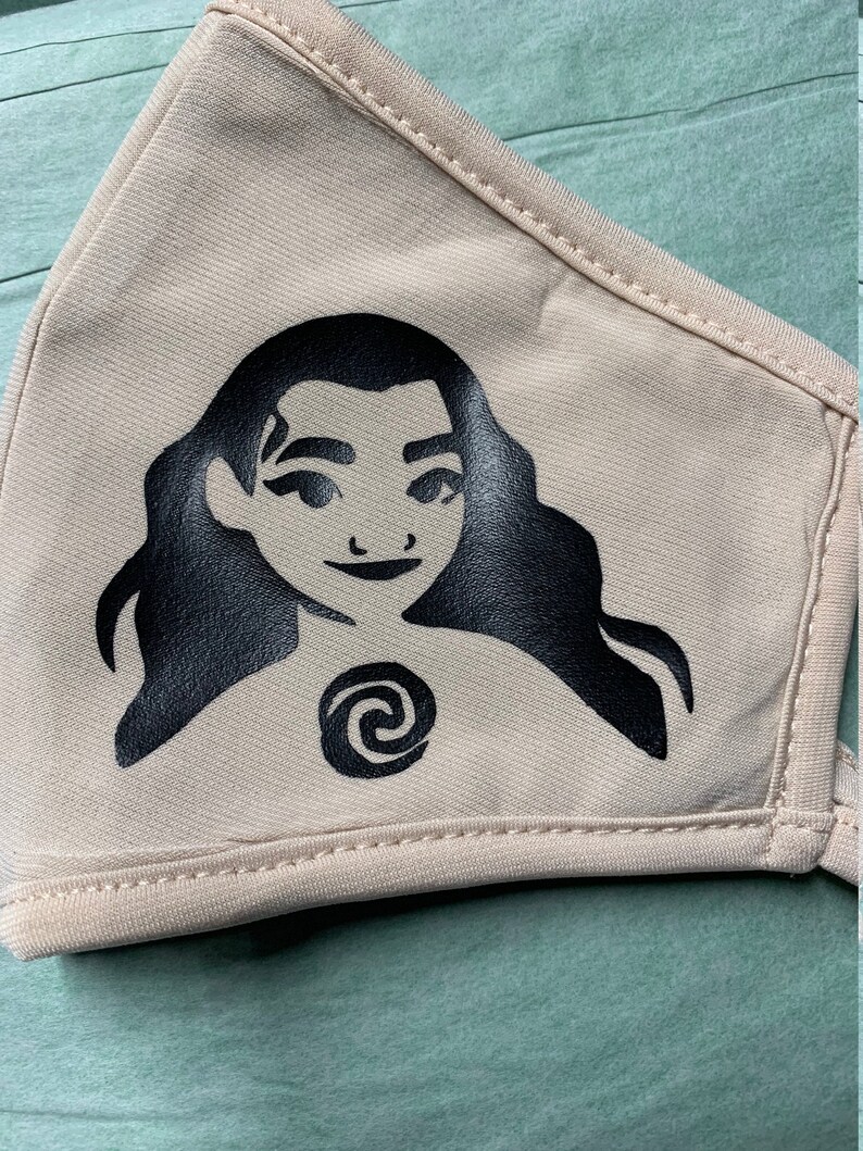 Moana Face Mask US Made Face Mask two sizes cotton 3 layer | Etsy