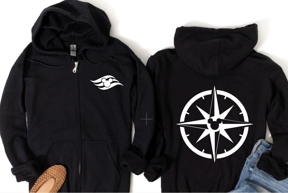 Mickey mouse compass hoodie hotsell
