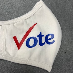 Vote Mask/Vote 2024/Elections Matter/vote for your Rights/Vote Check Mark