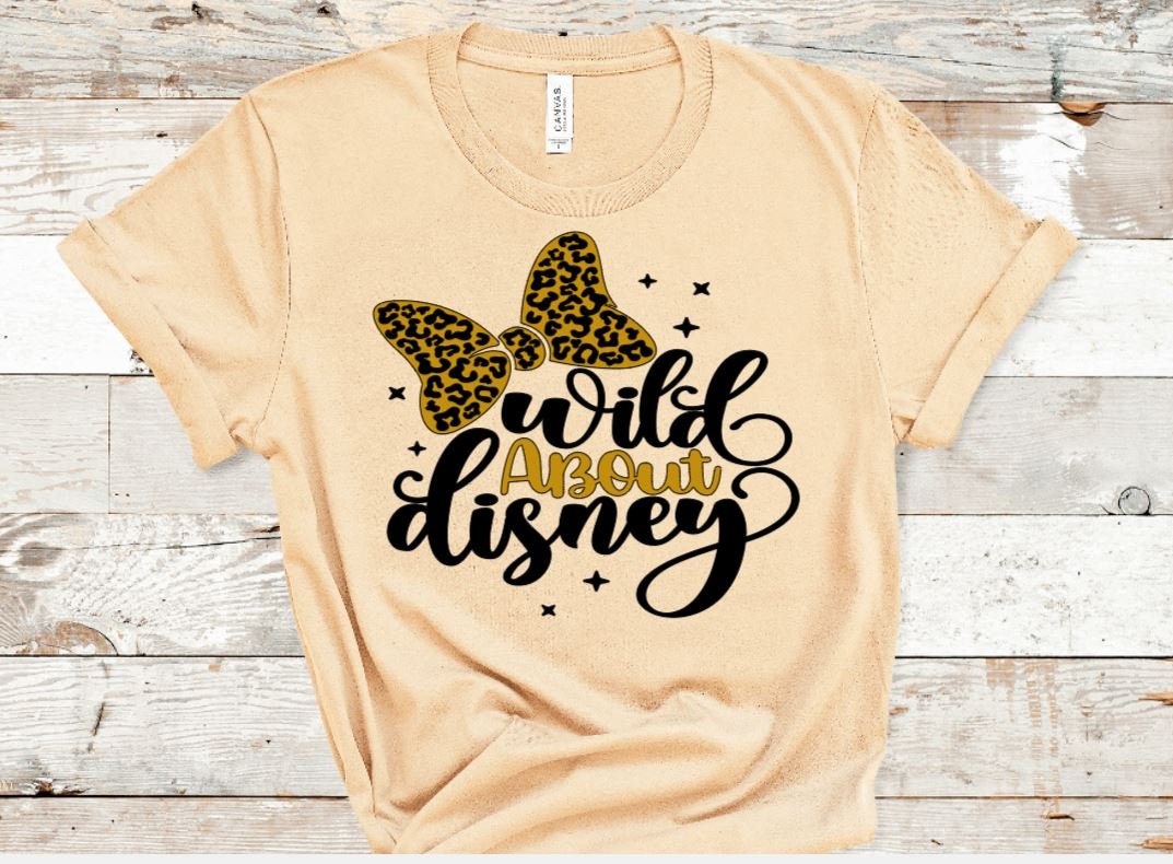 Wild About Disney Norway Etsy Shirt/disneyland 2022/family Trip/disney Shirt/girl\'s Unisex Shirts/disney Kingdom Shirt/matching Trip Park Shirts/animal 
