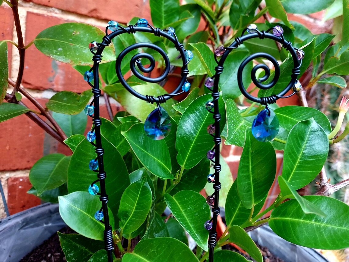 Decorative Garden Stakes for Pots and Flower Beds Plant Pot Etsy UK