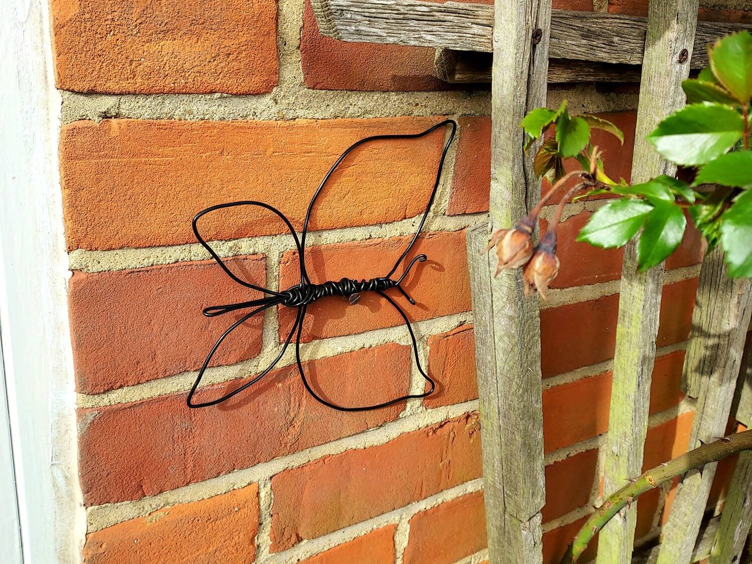 Butterfly Garden Ornament for Outdoor Wall Decorative Metal Etsy UK