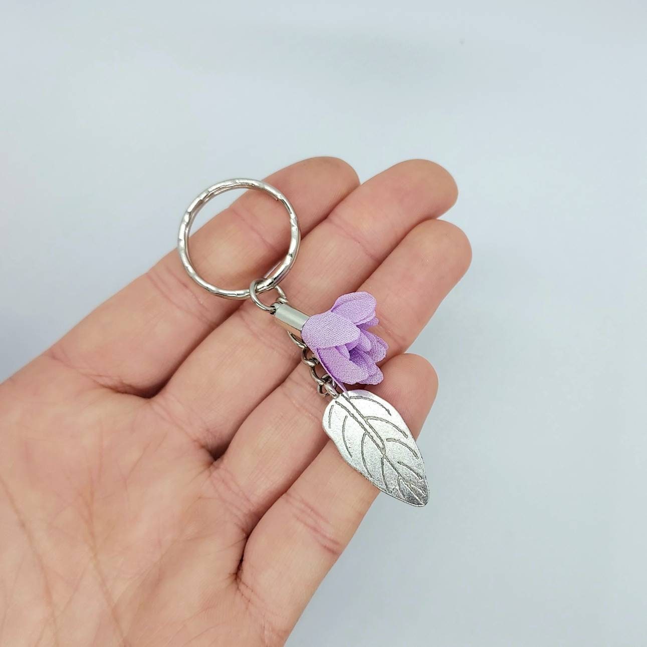 Nature keychain for her UK keyring for her floral keychain Etsy