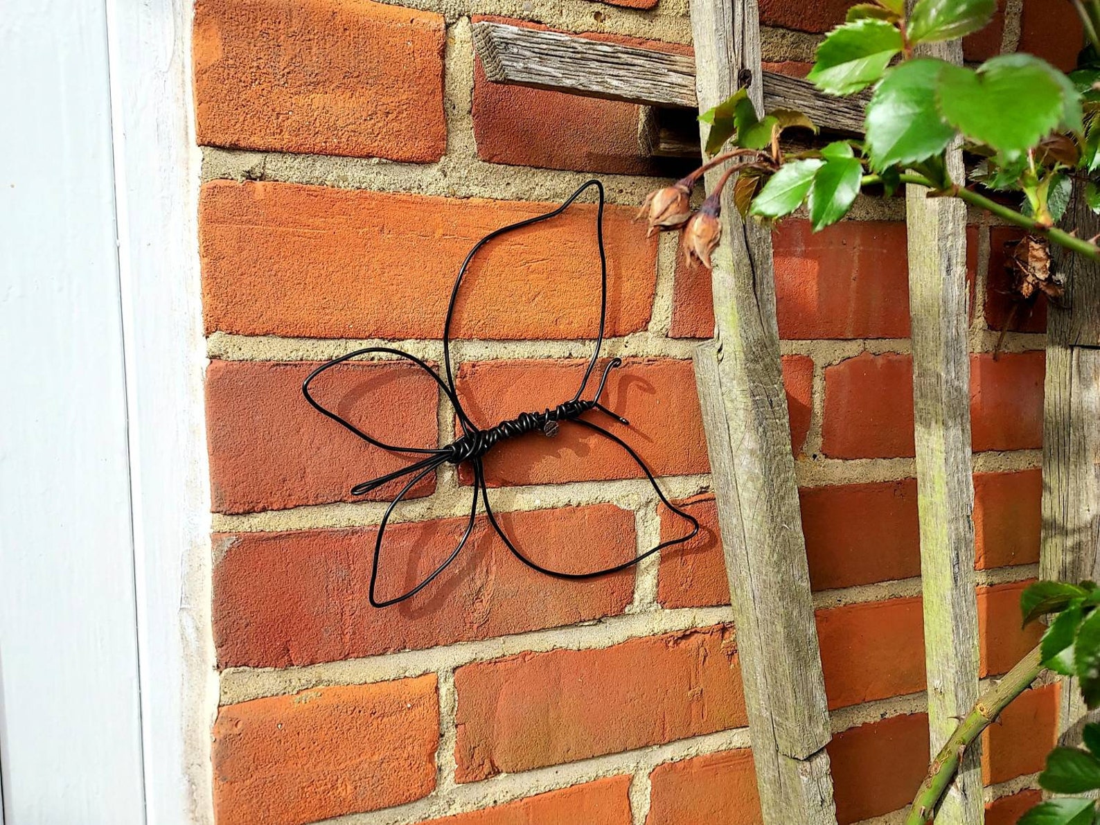 Butterfly Garden Ornament for Outdoor Wall Decorative Metal Etsy UK