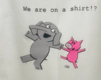 Elephant & Piggie Shirt - Customizable!