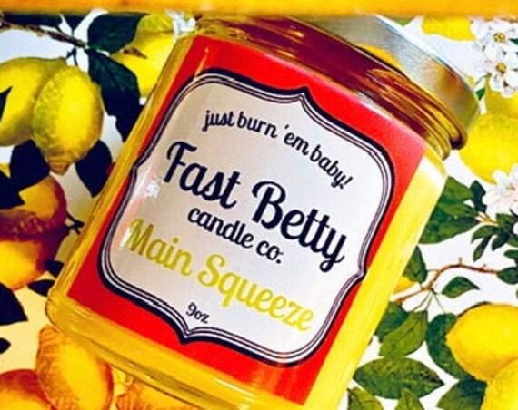 Lemon Verbena | Soy Candle | Bright Lemon | Kitchen Lemon | Main Squeeze | Citrus | Essential oils