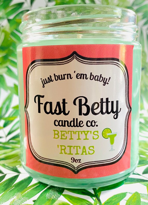 Margarita Candle | Soy Candle | Betty's 'Ritas | Summer Candle | Margarita scented | Lime |