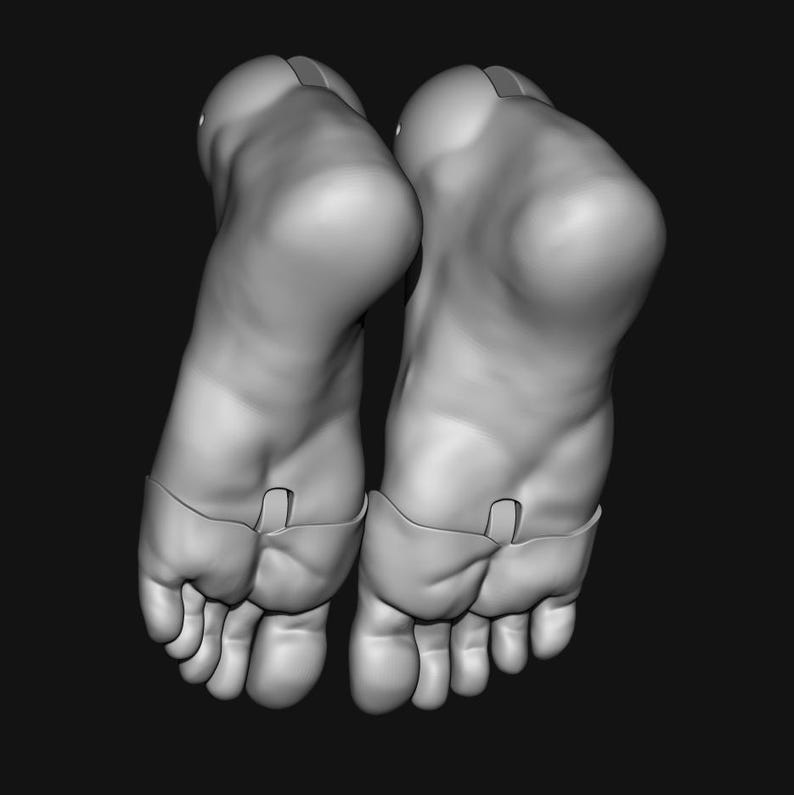 2-parts-3d-model-bjd-feet-stl-files-for-ball-jointed-dolls