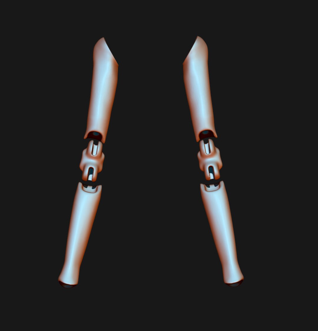 Arms / 3d Doll / Bjd / Ooak / Stl / Articulated Dolls / File Etsy