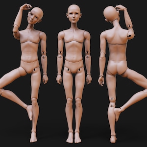 Jacob - doll print BJD Doll articulated dolls bjd printing balljointed doll movable bjd 3D custom bjd doll modeling handmade bjd