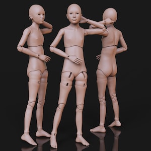 Thomas - doll print BJD Doll articulated dolls bjd printing balljointed doll movable bjd 3D custom bjd doll modeling handmade bjd