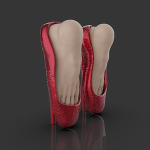 11 3d shoes / model for bjd doll / 3d printing / 3d doll / bjd / ooak / stl / articulated dolls / file