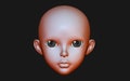 head woman \/ 3d doll \/ bjd \/ ooak \/ stl \/ articulated dolls \/ file