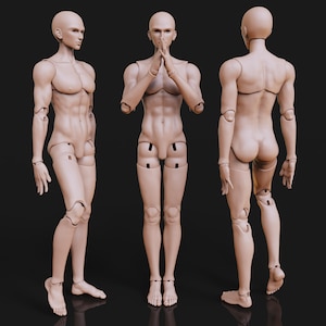 Azumi - doll print BJD Doll articulated dolls bjd printing balljointed doll movable bjd 3D custom bjd doll modeling handmade bjd