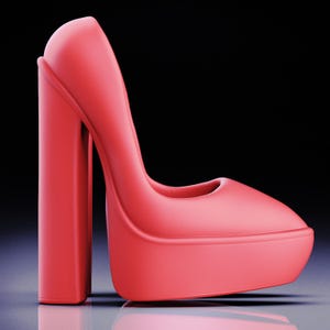 STL mini 3D Scarpe con plateau e tacchi Bambola stampa bambola bjd / ooak / stl / bambole articolate / file