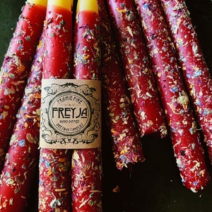 Freyja Handmade Beeswax Ritual Candles