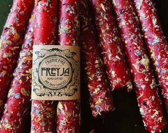 Freyja Handmade Beeswax Ritual Candles