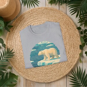 Polar Bear Environmentalist T-Shirt: Unisex Softstyle Tee for Nature Lovers