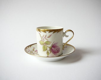 Hackefors Teacup rose motif vintage porcelain