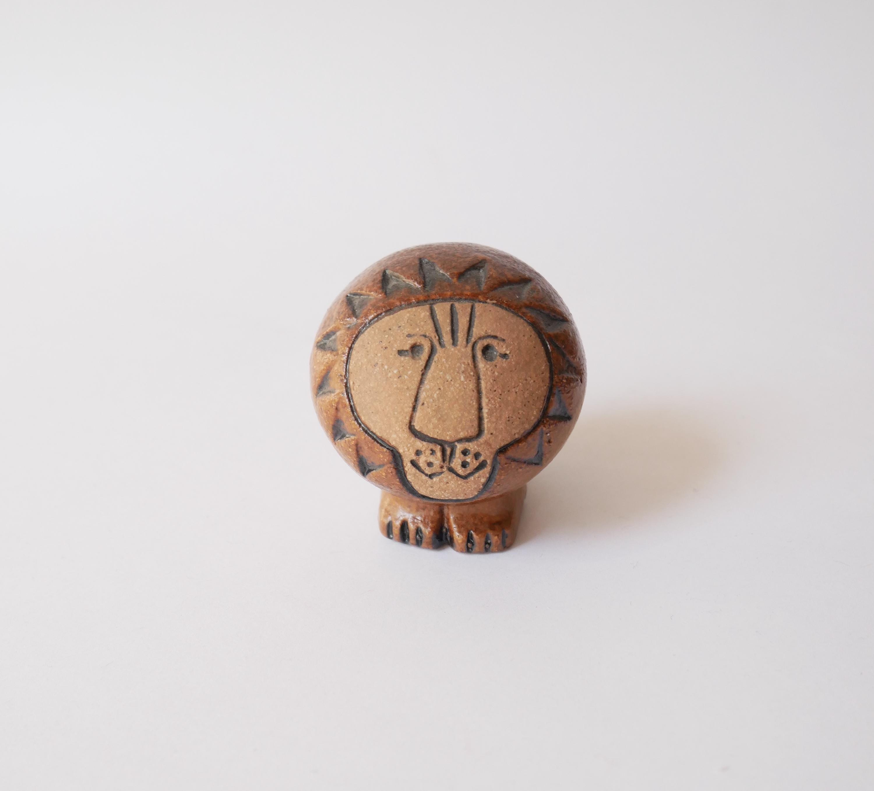 Lisa Larson Mini Lion - Etsy