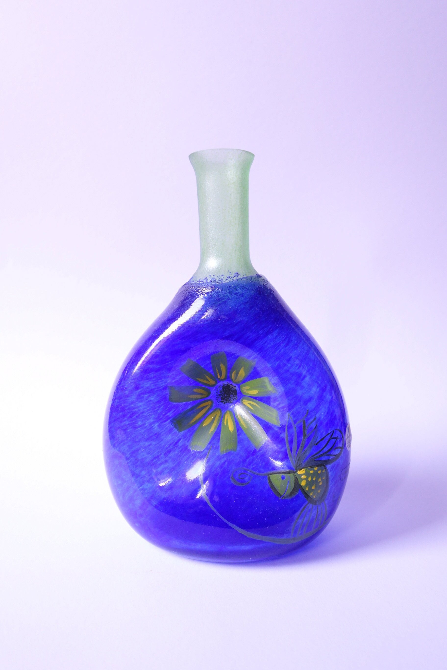 Swedish Sea Glasbruk Vases - Etsy - Page 2
