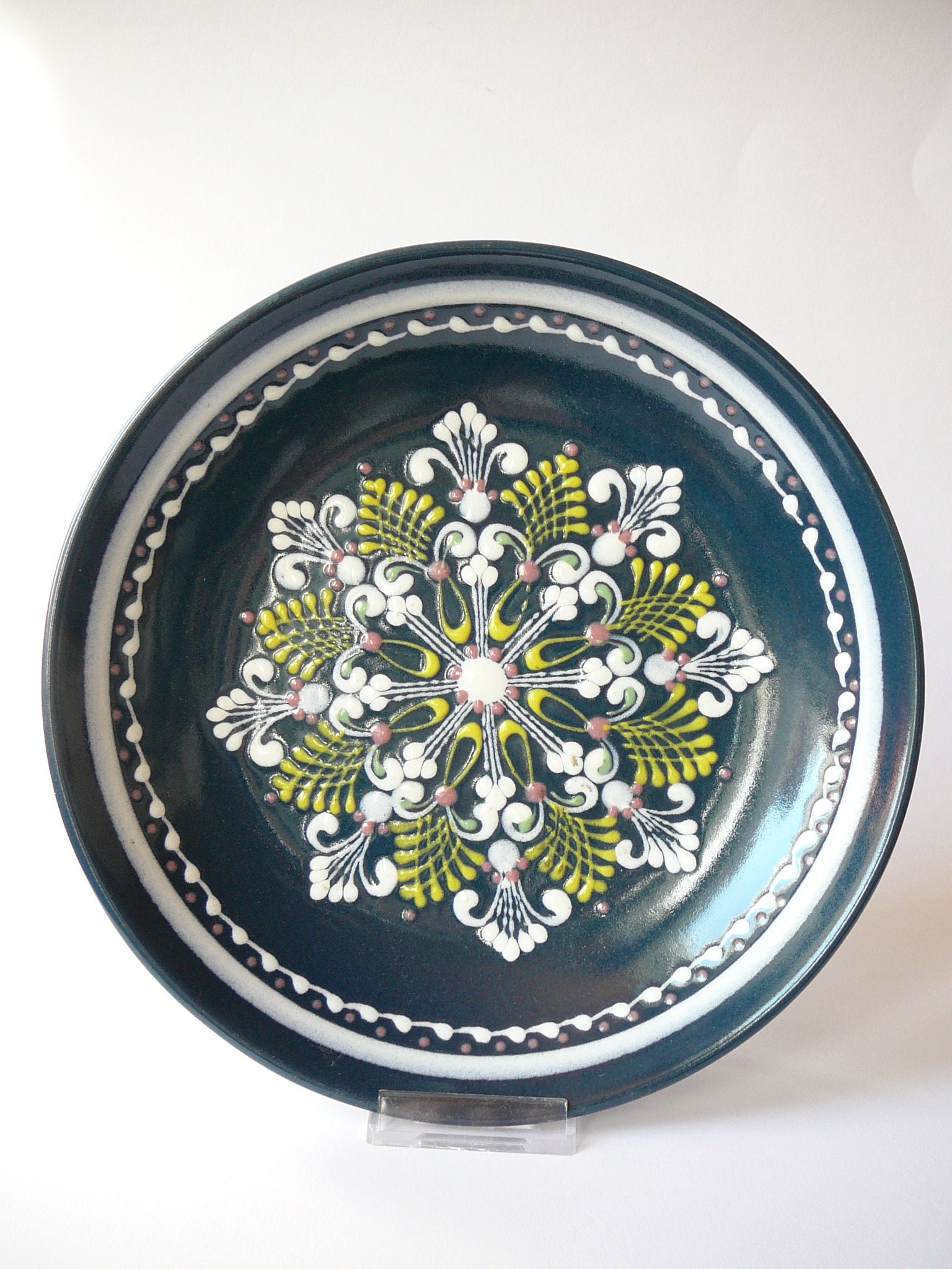 Decorative Wall Plate Gmundner Keramik Made in Austria