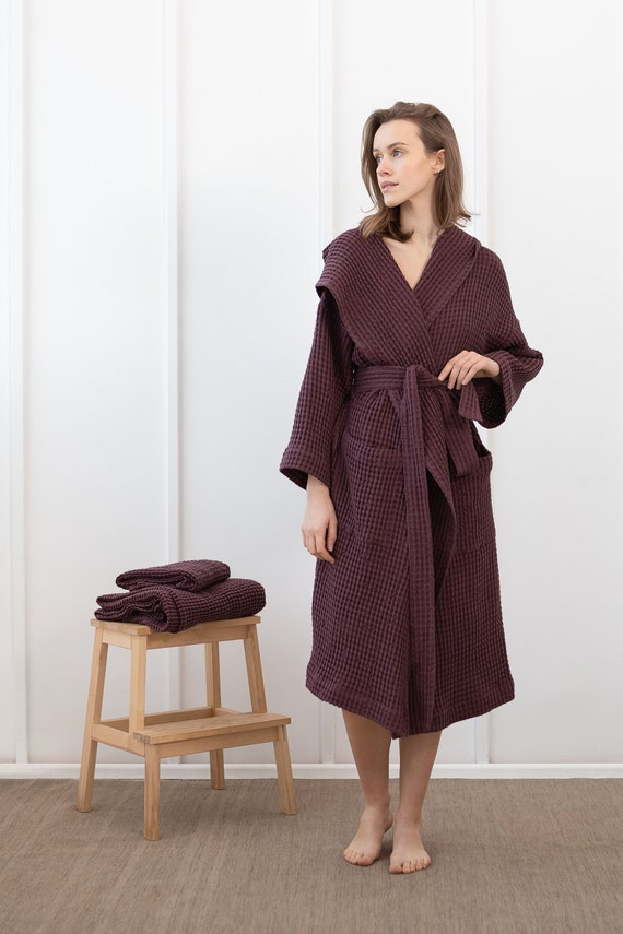 waffle effect dressing gown
