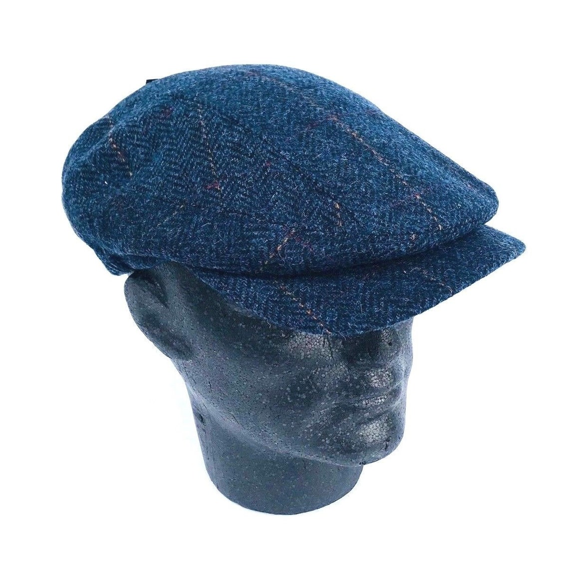 Quiet Man Mucros Kerry Cap Wool Tweed Irish Hat Denim Colour. - Etsy