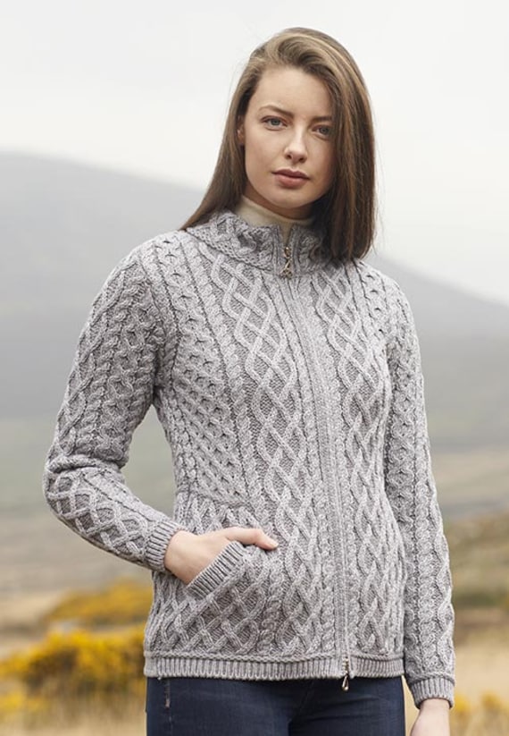 Aran crafts best sale cardigan