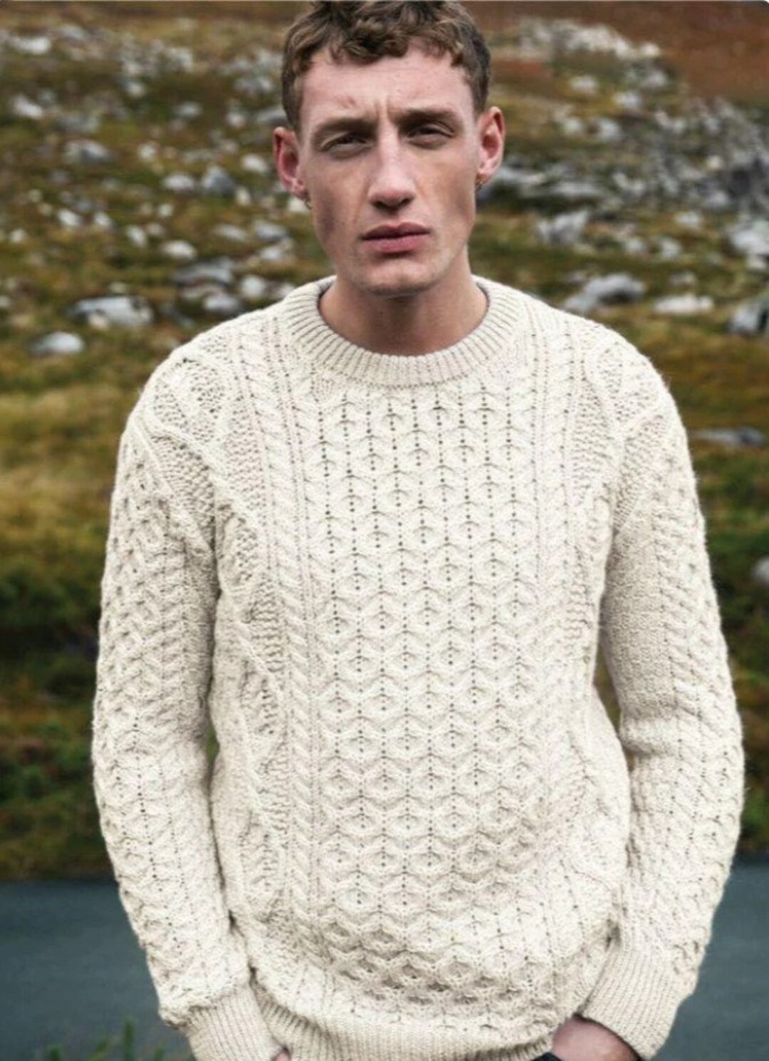 Certificat dauthenticité du pull naturel Fearnóg Aran - Etsy France